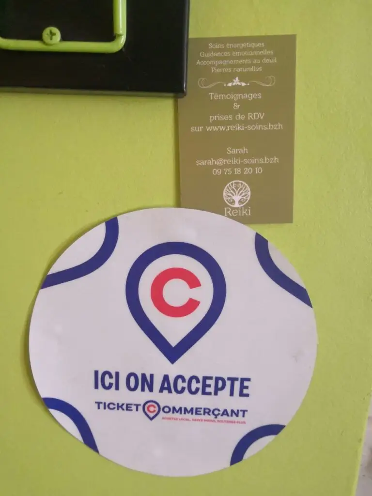 Ticket Commercant Reiki