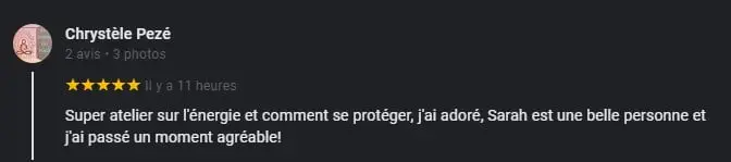 Témoignage Ateliers en présentiel à Plérin